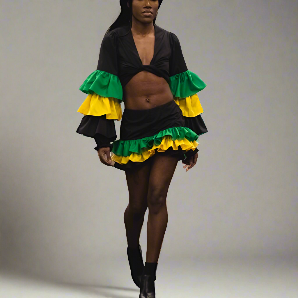 Jamaican themed two piece