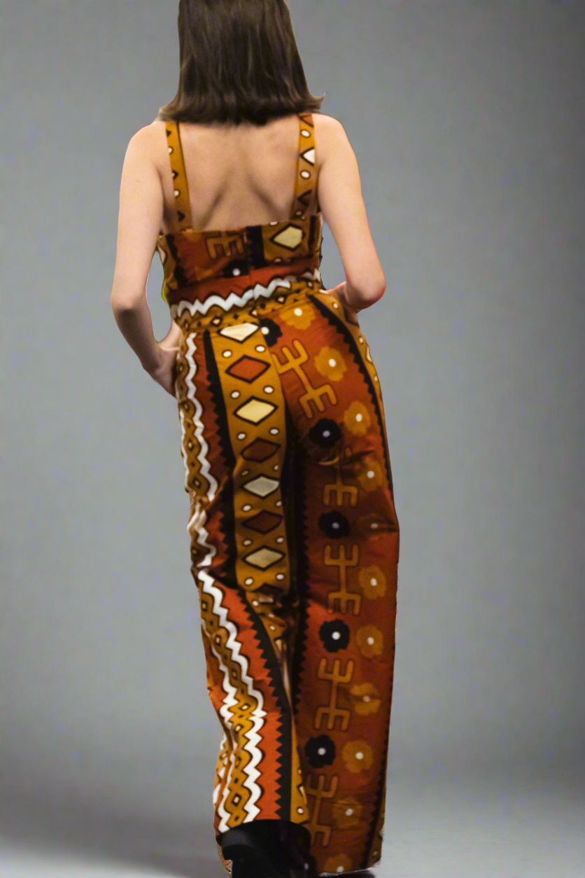 African print jumpsuit