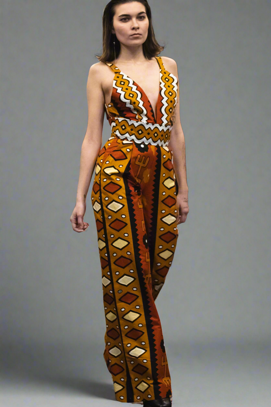 African print jumpsuit